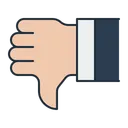 Free Dislike Thumbsdown Voting Icon