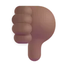 Free Down Color Medium Dark Icon