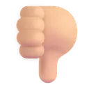 Free Down Color Medium Light Icon