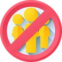 Free Distance People Coronavirus Icon