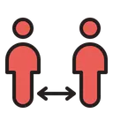 Free Distanciamiento Social Coronavirus Covid 19 Icon