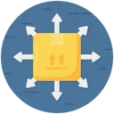 Free Distribucion Dispersion Propagacion Icono
