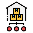 Free Distribution Data Warehouse Warehouse Icon