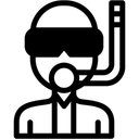 Free Diver  Icon