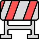 Free Diversion Board Barrier Traffic Barrier Icon