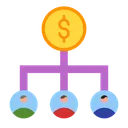 Free Dividend Money Finance Icon