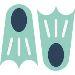 Free Diving Fins  Icon