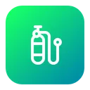 Free Diving Diver Oxygen Icon