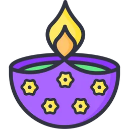 Free Diwali Lamp  Icon