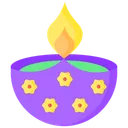 Free A Diwali Lamp Diya Icon