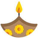 Free Diya Candle Festival Decoration Icon