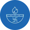 Free Diya Divaa Deepak Icon