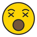 Free Dizzy Face  Icon