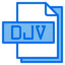Free Djv File Format Type Icon