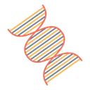 Free Dna Waves Science Icon