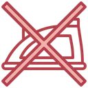 Free Do Not Iron  Icon