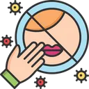 Free A Mouth Do Not Touch Mouth Do Not Touch Lips Icon