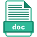 Free Doc Format File Icon