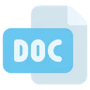 Free Doc Doc File Document Icon