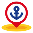 Free Dockstandort  Symbol