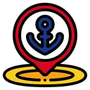 Free Dockstandort  Symbol