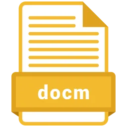 Free Docm file  Icon