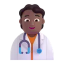 Free Worker Color Medium Dark Icon