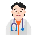 Free Worker Flat Light Icon