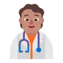 Free Worker Flat Medium Icon