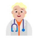 Free Doctor Stethoscope Man Icon