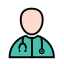 Free Doctor Stethoscope Clinic Icon