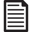 Free File Paper Format Icon