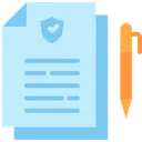 Free Document Insurance Business Icon