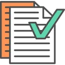 Free Document Checkmark Icon