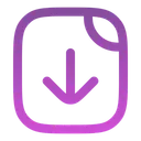 Free Document Download Icon