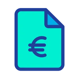 Free Document en euros  Icône