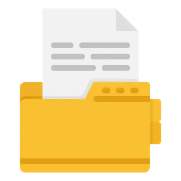 Free Document Folder  Icon