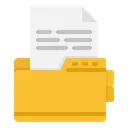 Free Document Folder  Icon