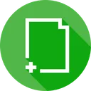 Free Document File Add Icon