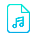 Free Document Music Icon