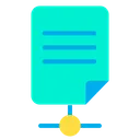 Free Document Network  Icon