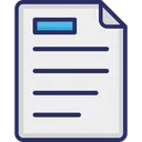 Free Base De Datos Excel Documento Icono