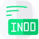 Free Indd Adobe Indesign Documento Icone De Estilo Plano Ícone