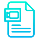 Free Documento Video Arquivo De Video Icon