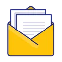 Free Documentos Email Envelope Ícone