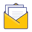Free Documents Courrier Electronique Enveloppe Icône