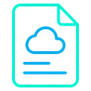 Free Cloud Data Documents Icon