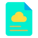 Free Cloud Data Documents Icon