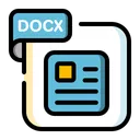 Free Docx Files And Folders File Format Icon