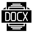 Free Docx File Type Icon